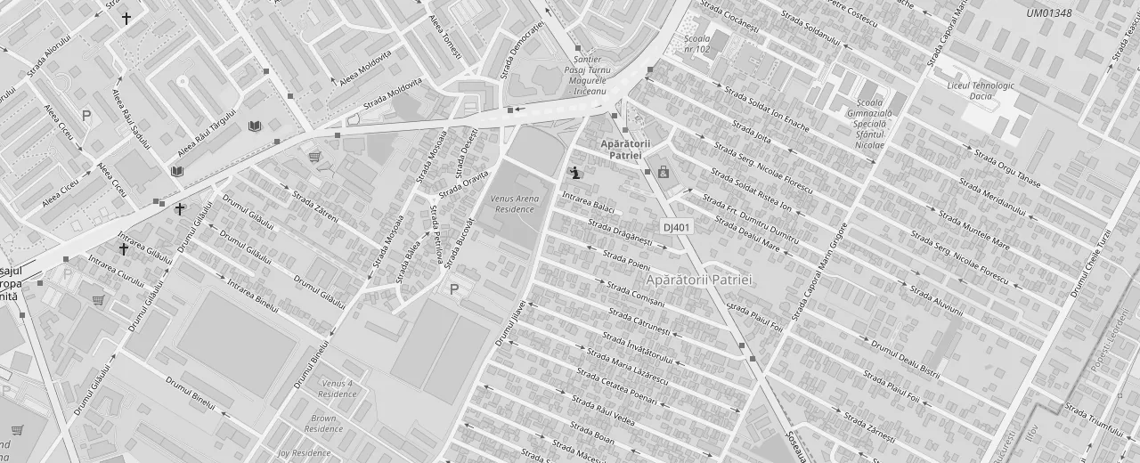 Hartă: Strada Drăgănești 2, lângă Șoseaua Berceni și metroul Apărătorii Patriei, București
